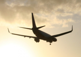 airplane in sky