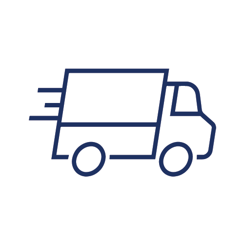 icon of fast shipping truck