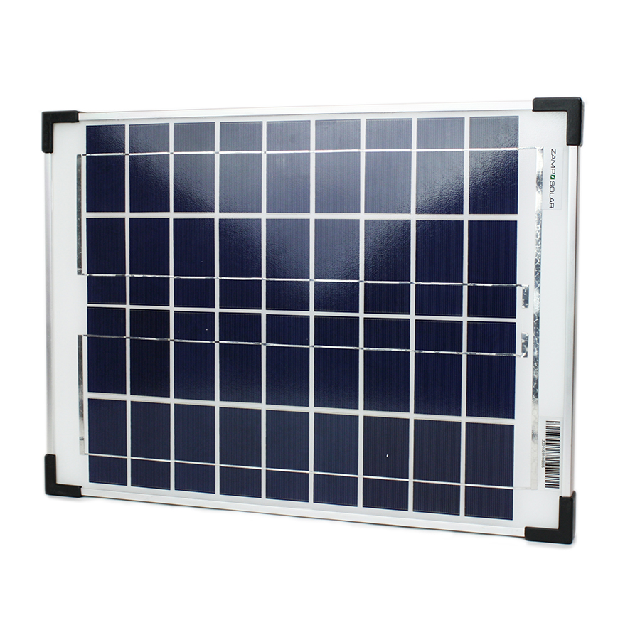 solar panel on white background